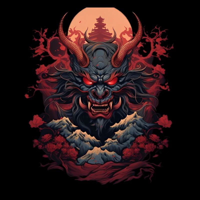 Motif Oni élégant