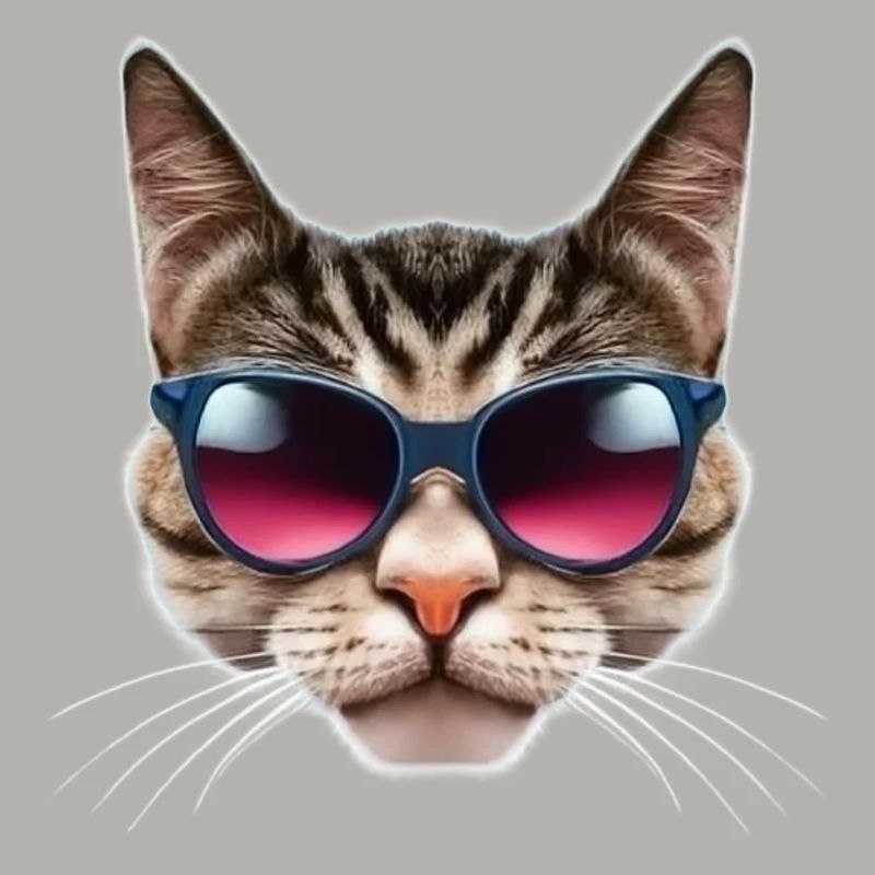 Class Cat with Sunglasses