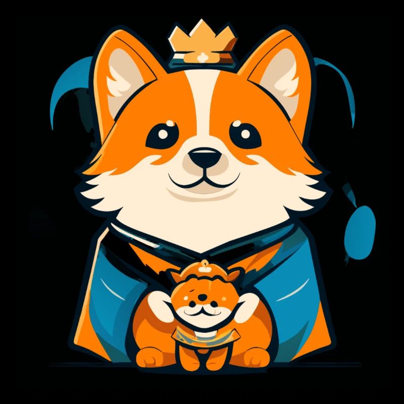 Mignon chien roi