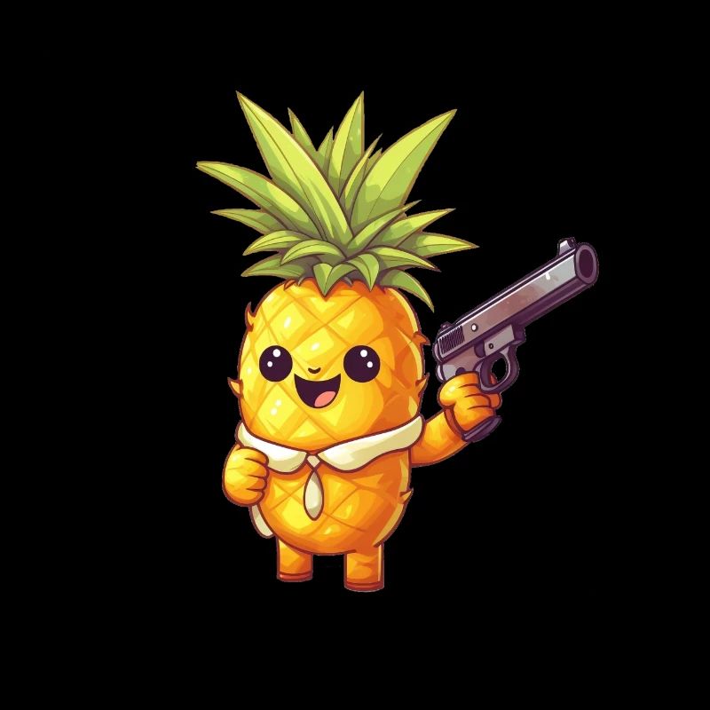 Angriffslustige Ananas
