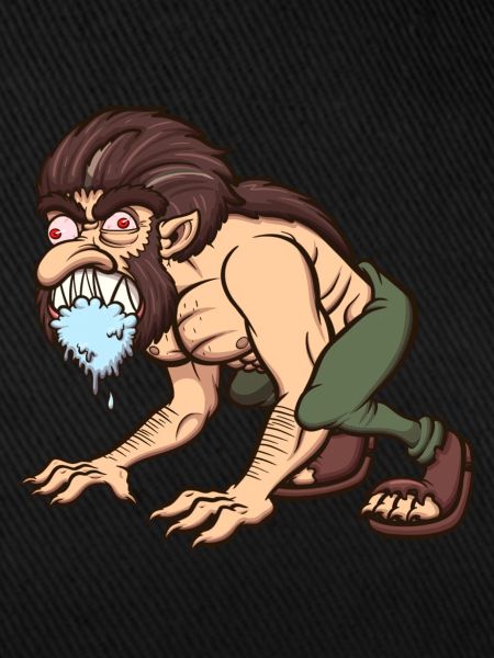 Sabbernder Werwolf