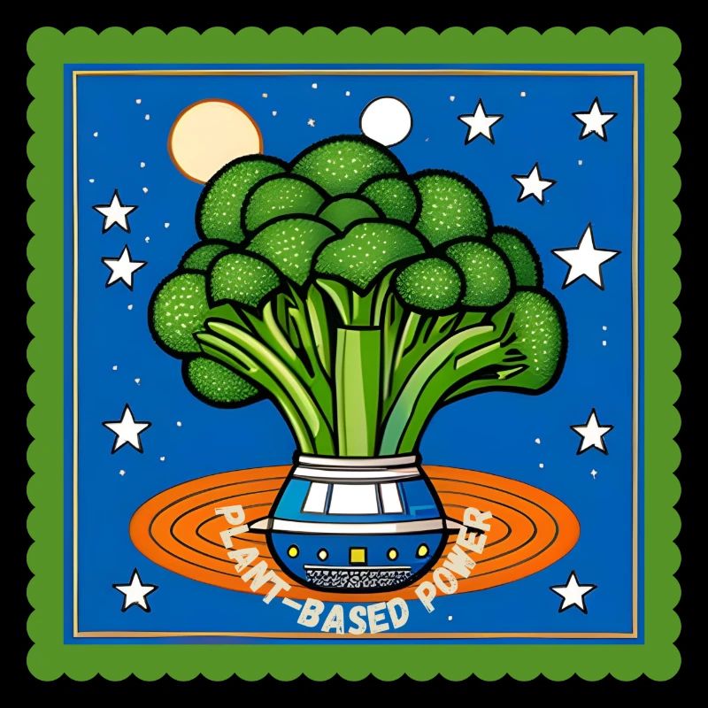 Broccoli in space plant based power