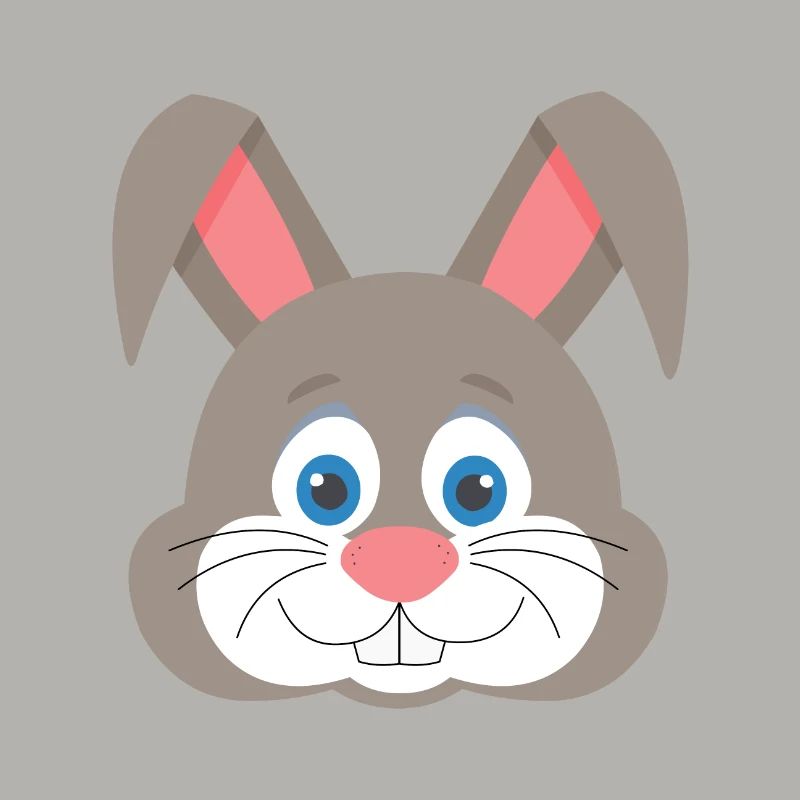 Mignon visage de lapin