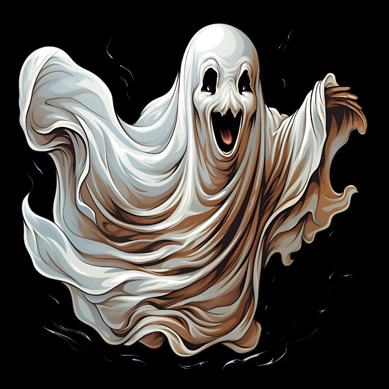 Of ghostly form