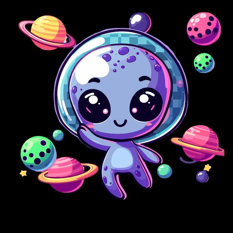 Designs For Kids – Friendly Aliens