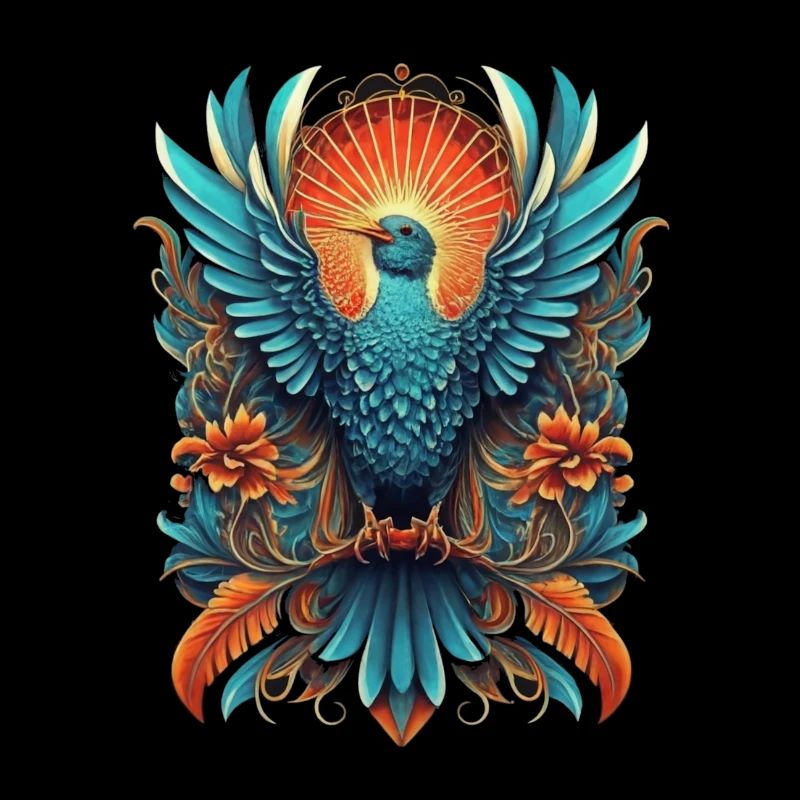 Bunter Paradiesvogel