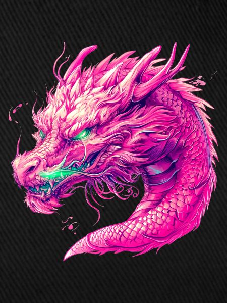 Pinker Drache