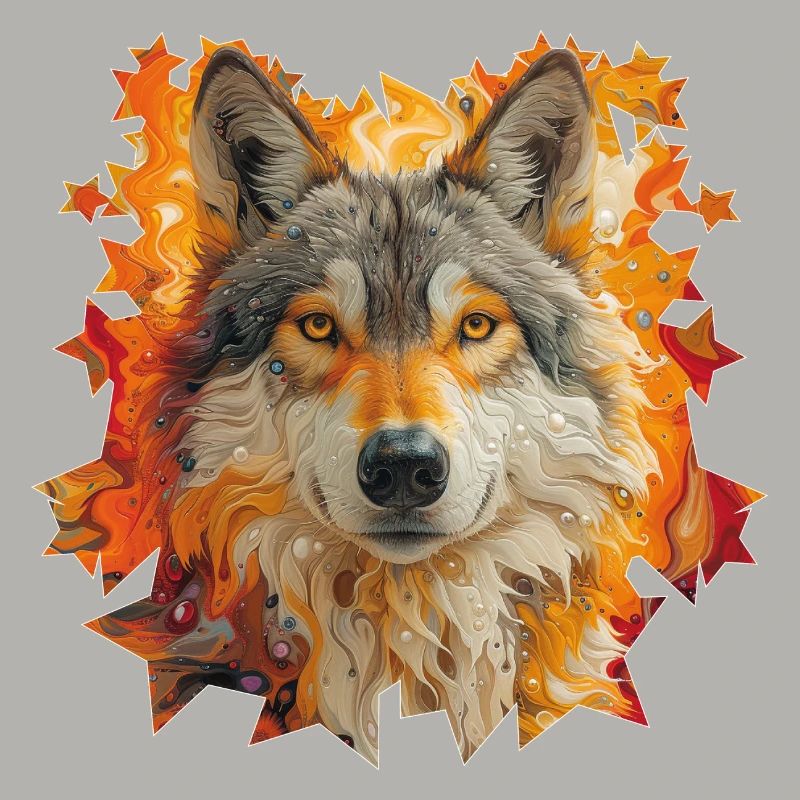 Wolf and Stars