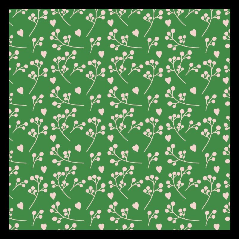 Blume-Blatt-Muster fleur feuille motif