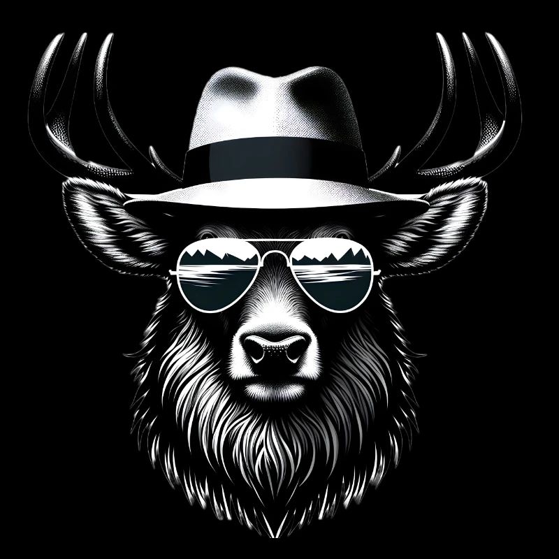 Hipster-Elch