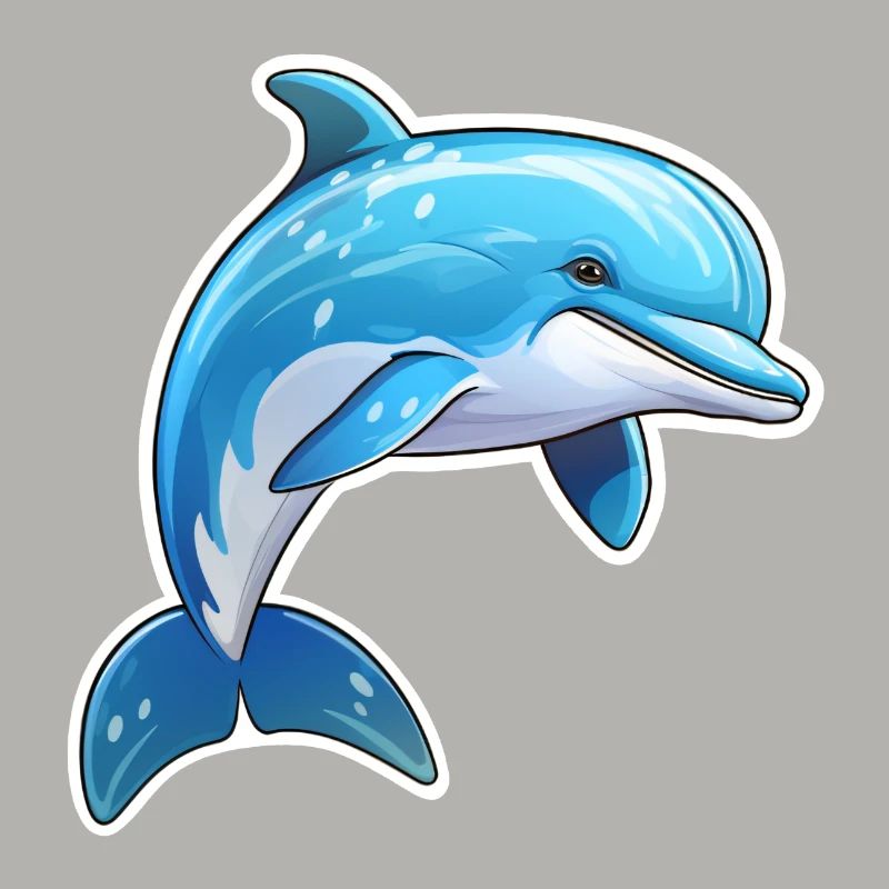 Delfin springend