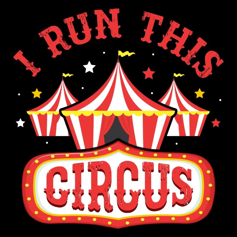 Je dirige ces numéros de fête à thème de costume de cirque