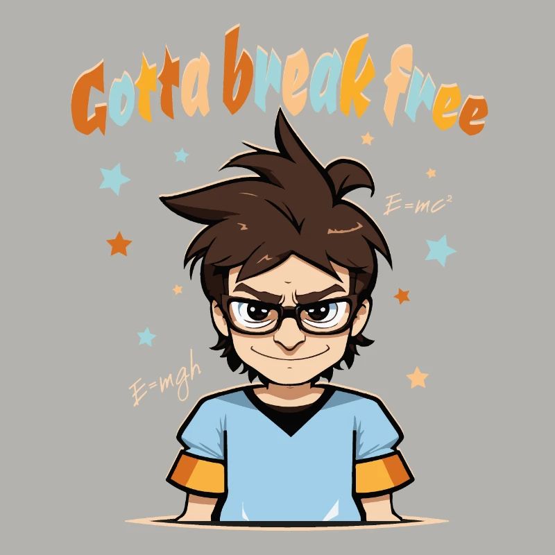 Nerd Nerd Geek Computer Freak - Gotta break free