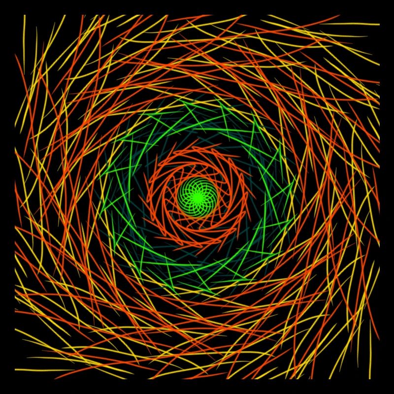 abstract concentric lines