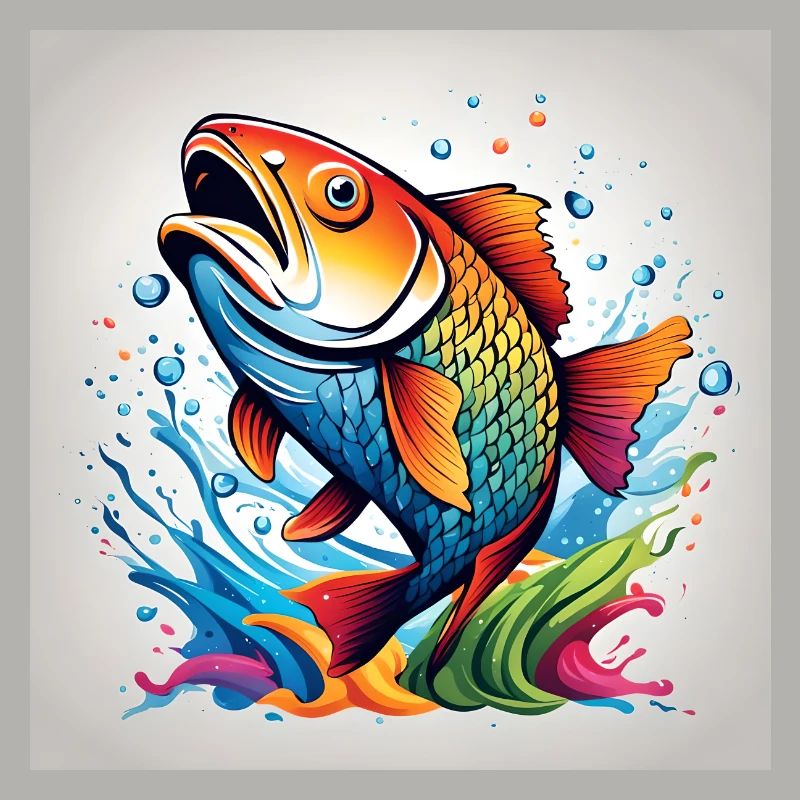 Truite Poisson Coloré