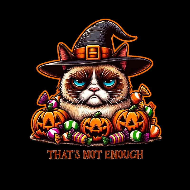 Chat maléfique d’Halloween