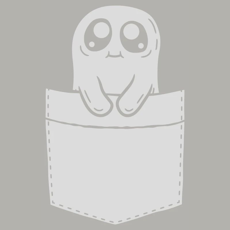 Comic Geist mitnehmen Brusttasche