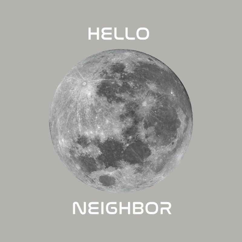 Salutations à notre objet céleste le plus proche - la lune!
