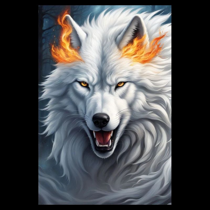 White Animal Wolf