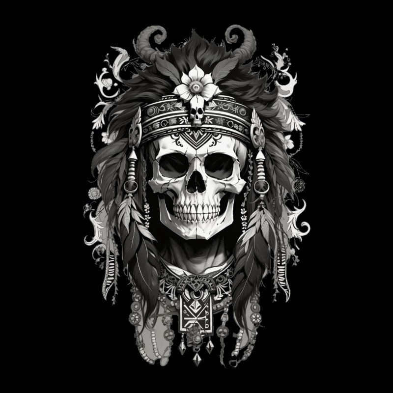 Floral Skull full