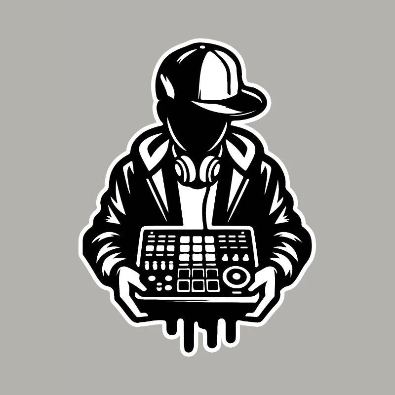 Beat Maker Holding Sampler