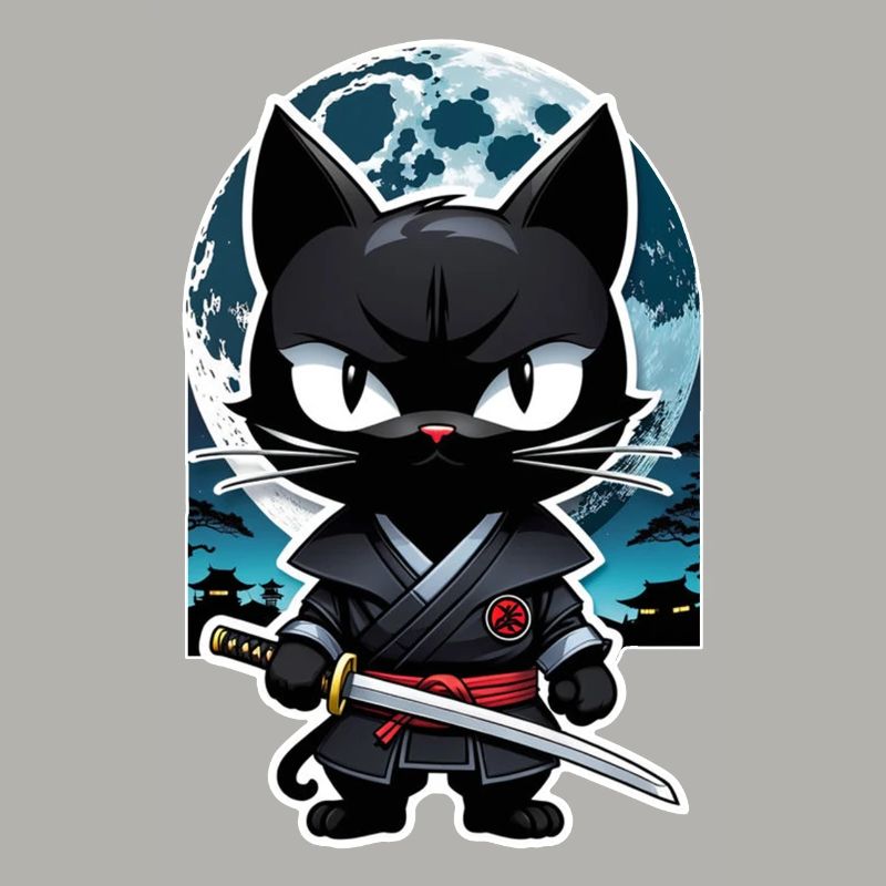 Ninja Katze - Samurai Kätzchen