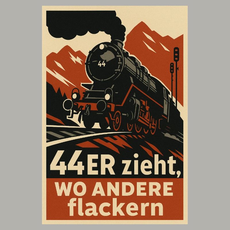 Railway 44 pulls where others flicker freight train