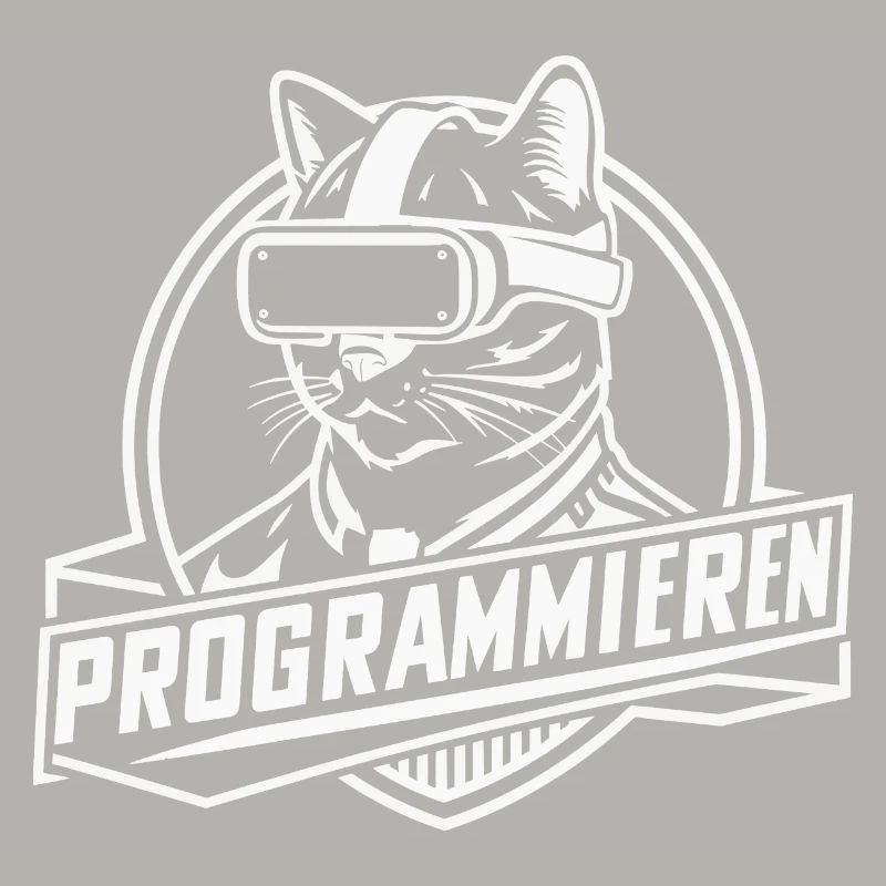 Coder-Katze Lustig Programmieren Geek Geschenk