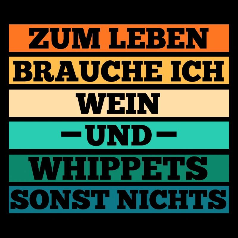 Hund Wein Whippet