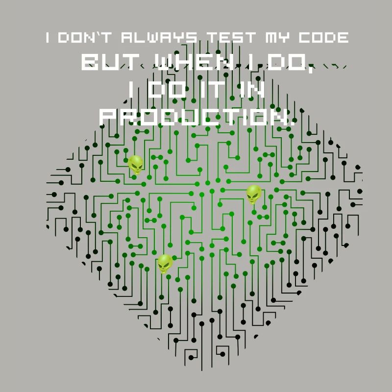 test code nerd joke spruch pc programmer geek i