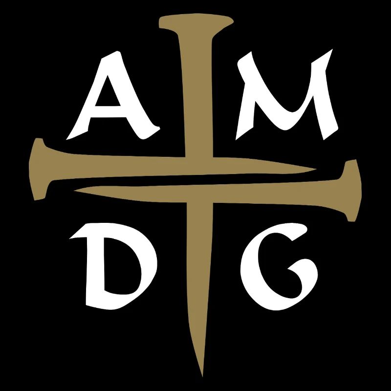 Three Nails Cross AMDG