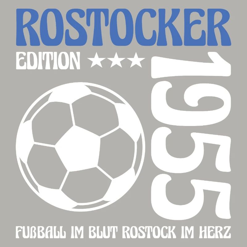 Rostocker Geburtstag 1955 Fußball Geschenk