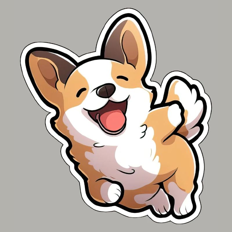 Corgi Dessin animé