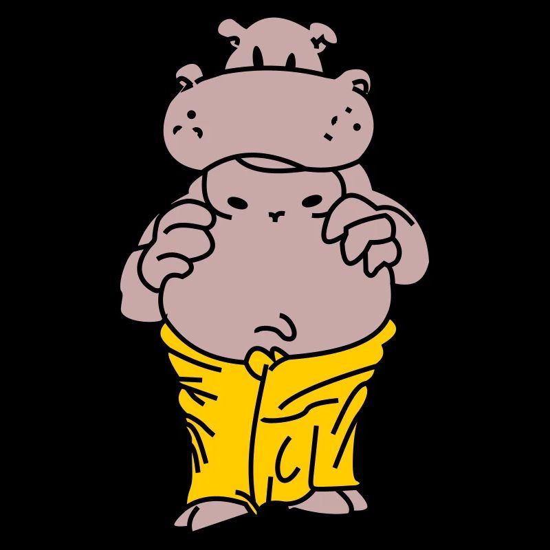 Sauna Flusspferd