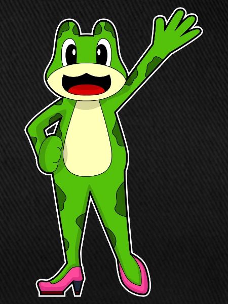 Frosch Stöckelschuhe