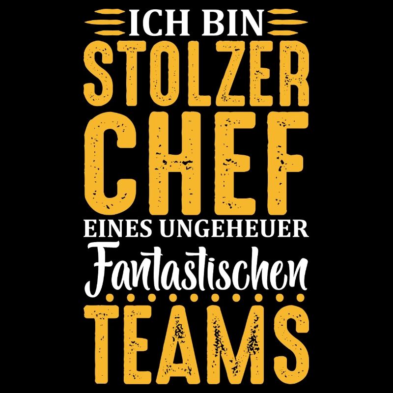 Stolzer Chef Chef Mann Abteilungsleiter Teamchef