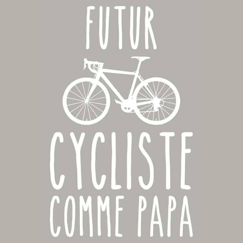 Futur cycliste comme papa