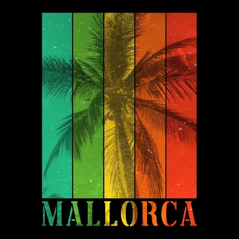 Mallorca Spain Summer Sun Beach Sea Palm Trees