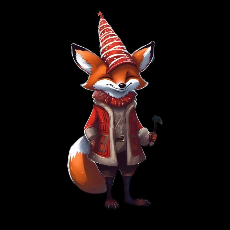 Christmas Festive Fox