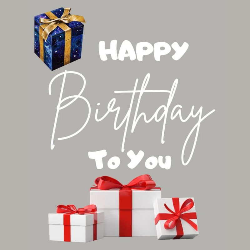 Joyeux anniversaire à vous - avec des cadeaux