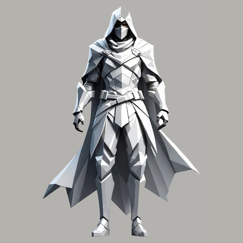 Assassin - Low Poly Videogame Design