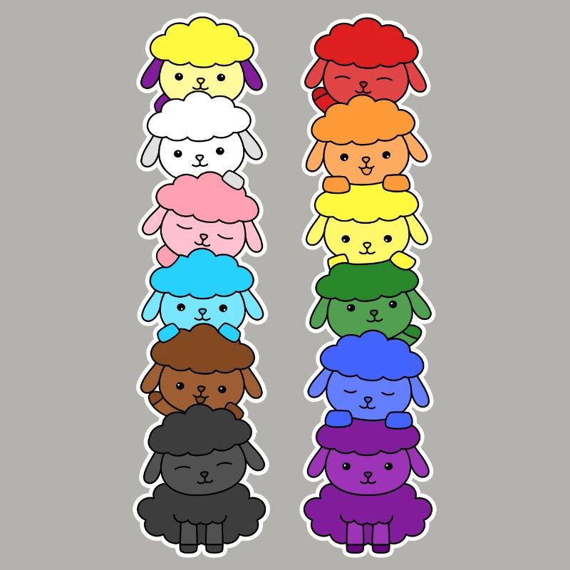 Pride Progress Flag Sheep Equality