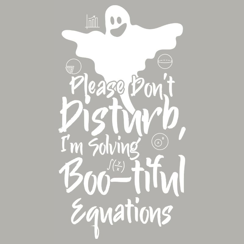 Math Teacher Halloween Boo-tiful Equations Nerd