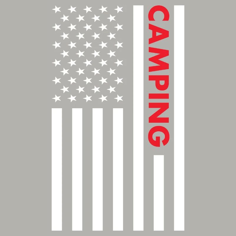 Camper Us Drapeau Camping