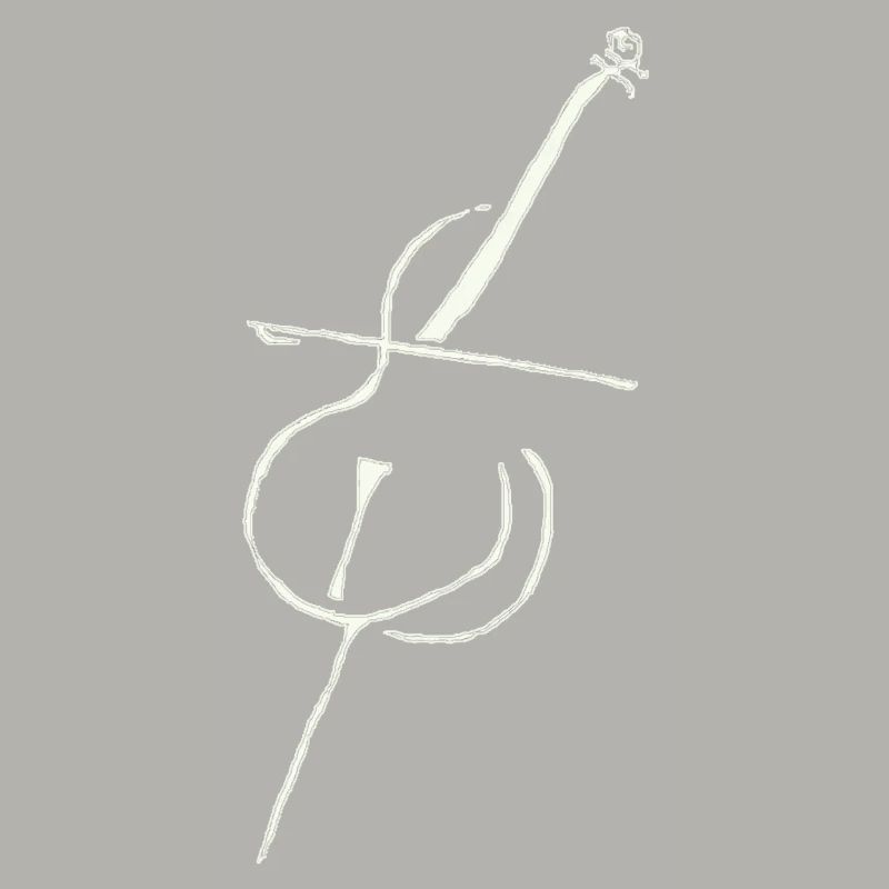 Violoncelle blanc pur
