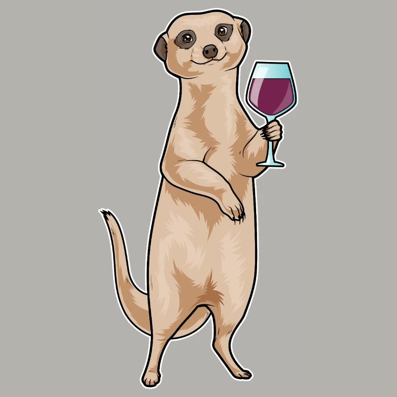 Vin rouge de suricate
