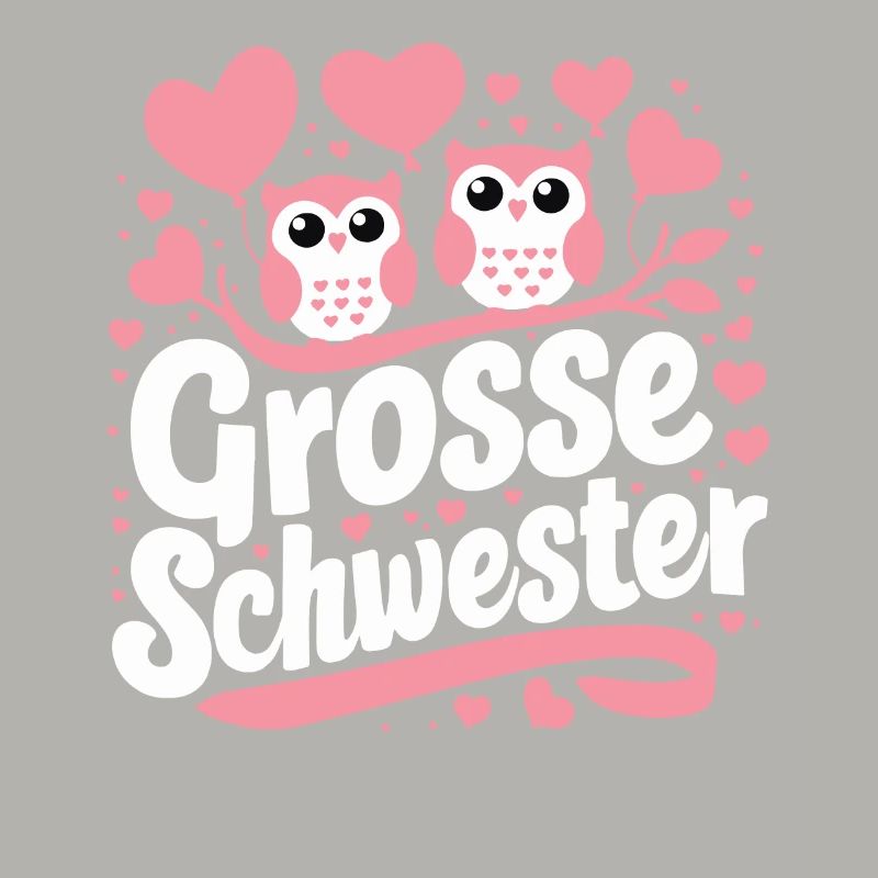 Große Schwester-Eulen Schwanger Verkündung