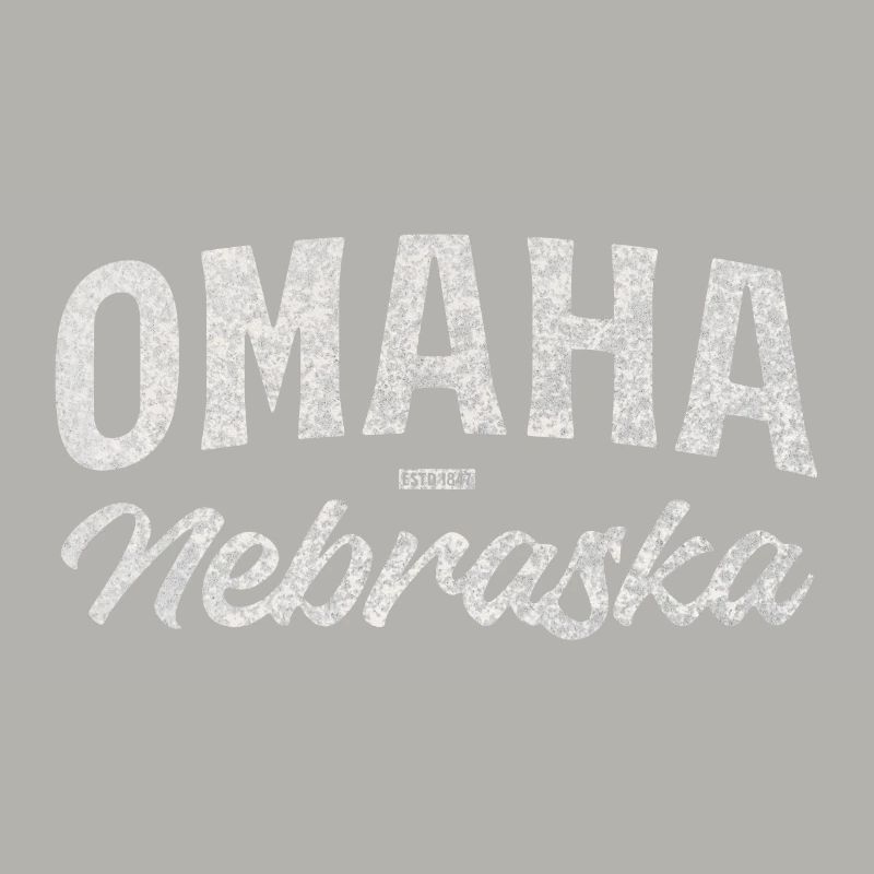 Omaha Nebraska Vintage Script Tee
