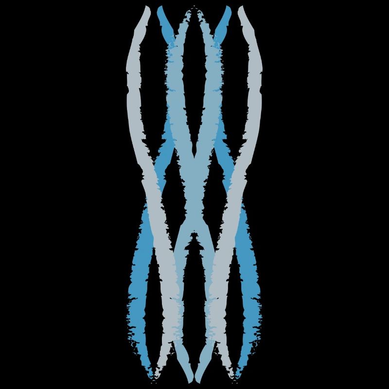 wave Art | blue-grey