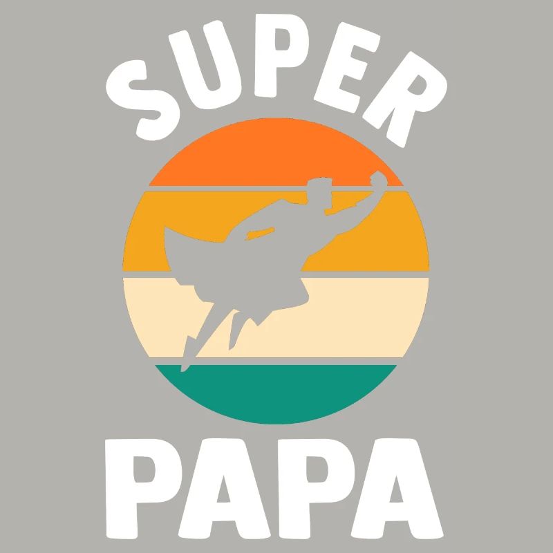 Vater Superheld Papa